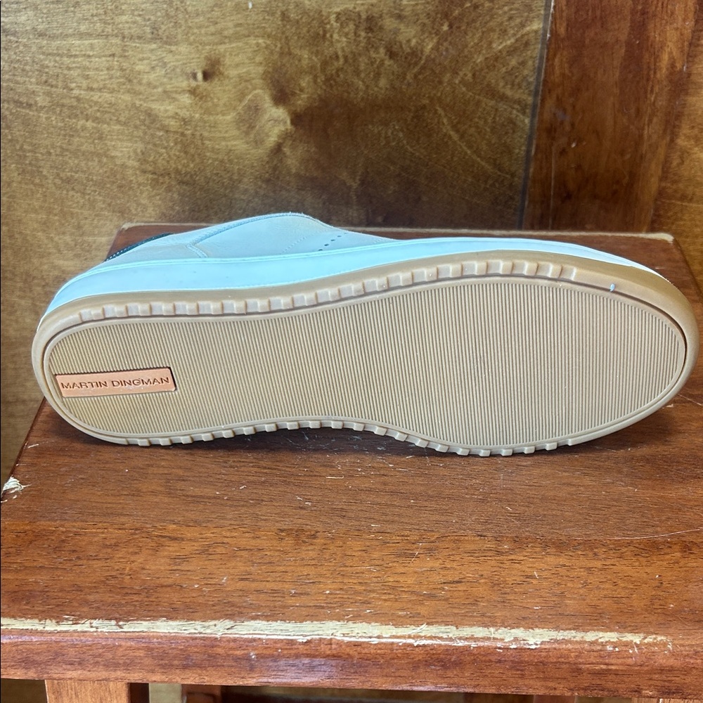 Martin Dingman White Leather Sneakers - Picture 3 of 5